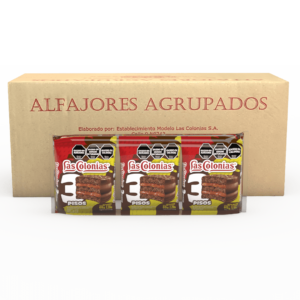 Caja Alfajores Agrupados 3 Pisos Negro - 32 x 3u x 65g