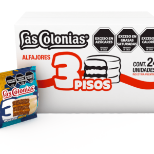 Caja Alfajor 3 Pisos Mix 24u x 65g